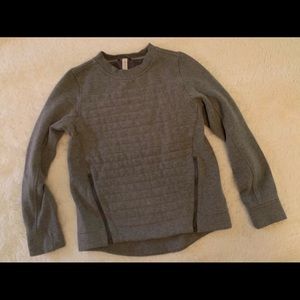 Lululemon Fleece Be True Quilted Crew Sweatshirt